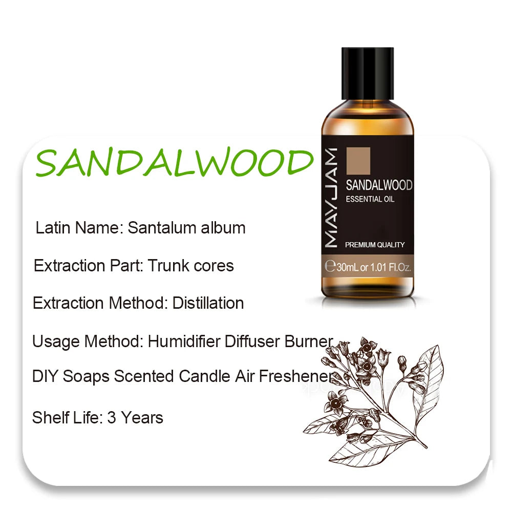 MAYJAM 30ml Essential Oil with Dropper